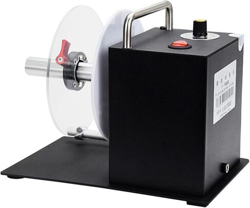 Adjustable Speed Label Rewinder, Automatic Sticker Rewinder, Max Label Width 80mm, Max Label Diameter 138mm, Silent Design, Magnetic Suction Structure, for Clothing, Logiste in Saudi Arabia