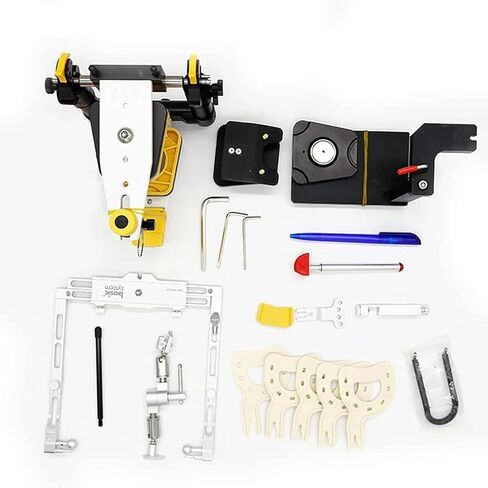 مصنوع أسنان أسنان معدنية ، مفصلية فم كاملة من الفم شبه قابل للتعديل مع طاولة نقل القوس الوجه القياسية ، نطاق ميل الكاحل الرصاص: 15 ° -60 ° ، لمختبر الأسنان in Kuwait