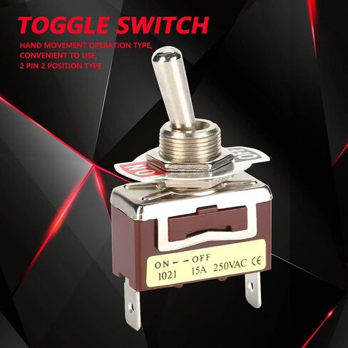 5PCS 6.3 Quick Pins 1021 MiniToggle Switch 2 Pin 2 Position On Off in Saudi Arabia