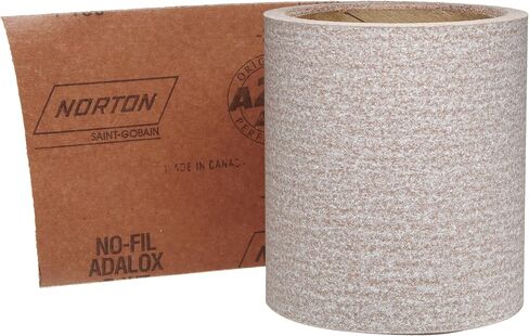نورتون A275 لفة الكشطية NORTON ADALOX ، دعم الورق ، لاصق حساس للضغط ، أكسيد الألومنيوم ، مقاوم للماء ، لفة 4-1/2 "عرض × 10yd ، الحصى 150 (حزمة 1) in Kuwait