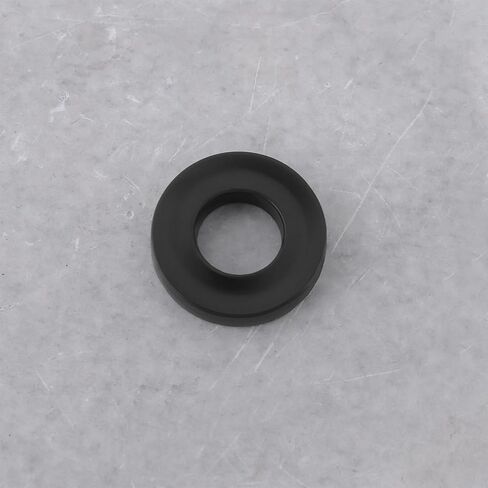 100Pcs Tension Rod Washers Replacement Part ID 5mm OD 11mm 2mm Thickness Nylon Washers for Drum Tension Rods 5mm in Diameter, Black in Saudi Arabia