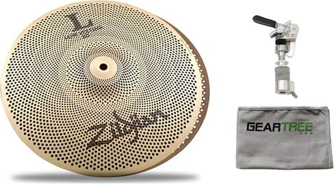 Zildjian LV8014HP-S 14in L80 Low Volume Hi-Hat Pair w/Drop Clutch and Polish Cl in Kuwait