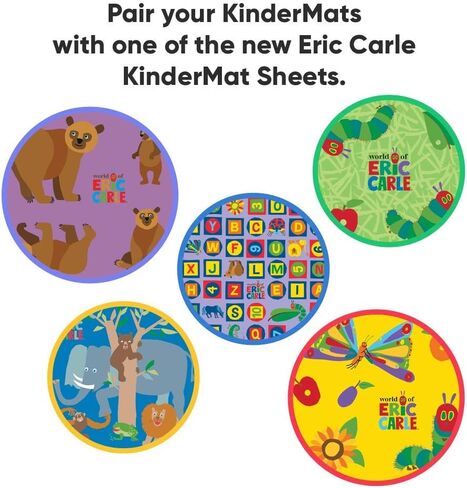 kindermat ، سميكة 5/8 "مع قسم وسادة ، حصيرة راحة 4 قطاعات ، 45" × 19 "× 5/8" ، أحمر/أزرق مع الرمادي الرمادي ، رائع للمدرسة ، والرعاية النهارية ، والسفر ، والمنزل ، مصنوعة في الولايات المتحدة الأمريكية in Kuwait