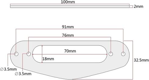 Alnicov Metal Neck Pickup Mounting Ring for Stratocaster Strat Single Coil Pickup Black in Saudi Arabia