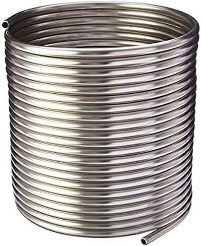 Stainless Steel Heat Exchange Coil - Type 316, 3/8" x 50', for HERMS, DIY Jockey Box Hydroponics and More in Saudi Arabia