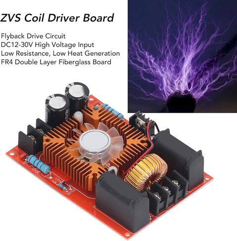 ZVS لفائف لوحة تشغيل لوحة الصفر تبديل الجهد لوحة محرك لوحة Flyback Coil وحدة التدفئة ZVS وحدة تزويد الطاقة التدفئة مع المروحة DC12–30V 250W in Saudi Arabia