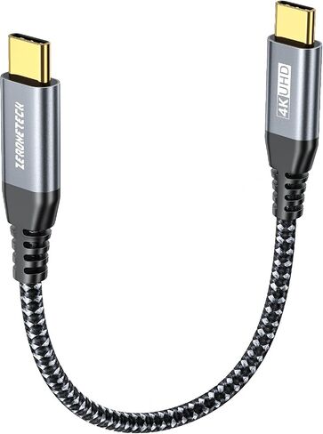 USB C Cable 3ft, USB C 3.2 Gen 2X2 Cable, 4K Monitor Video Output, 20Gbps High Speed Data Transfer, 100W Fast Charging, for Car Carplay iPhone 16, MacBook, Dell, LG, ARZOPA, KYY, for Portable Monitor in Kuwait