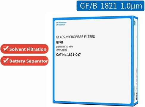 Glass Microfiber Filters GF/B Glass Fiber Filter Paper Membrane 1821-025/047/055/070/090/110/125/150 Pore Size 1.0 um(1821-090) in Kuwait