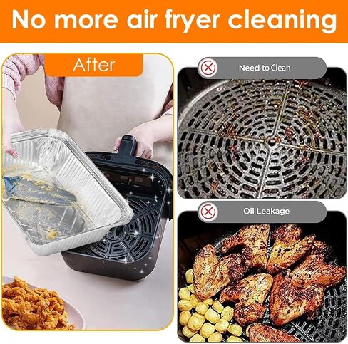 Aluminium Foil Baking Trays 50pcs Aluminum Foil Pans with Lids Thickened Food Container BBQ Tray Boxes Kitchen Baking Tool for Cooking Baking in Kuwait