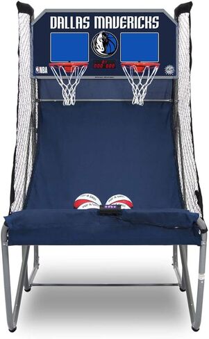 Pop-A-Shot-تسديدة مزدوجة في المنزل مع Dallas Mavericks NBA Graphics L Sensor Lagoring L 16 Modes L 7 Balls L Loldable L لجميع عشاق الدوري الاميركي للمحترفين in Kuwait