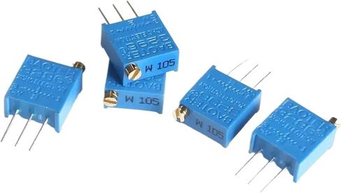 10PCS 3296W Trimmer Potentiometer 100R 500R 1K 2K 5K 10K 20K 50K 100K 200K 500K 1M 3296 Potentiometers Variable Resistor Kit(2K Ohm) in Saudi Arabia