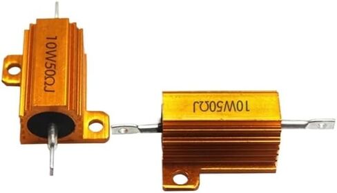 2PCS 10W 25W RX24 CASE Metal Shell Metal Case Aluminium Wirewound 0.1 ~ 10K 0.1 0.2 0.3 1 2 68 10 20 100 200 500 1K 10K OHM (0.43R) in Saudi Arabia