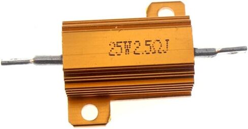 RX24 25W Aluminum Power Metal Shell Case WiRewound Resistor 0.01~30K 1 2 3 5 6 8 10 20 100 150 200 300 500 1K 10K ohm(47R) in Saudi Arabia