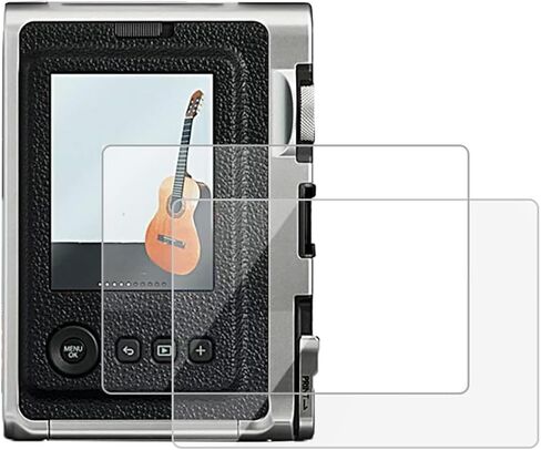 kinokoo Screen Protector for Fuji Instax WIDE EVO Camera, 0.25mm 9H Hardness Crystal Clear Tempered Glass Film for Instax WIDE EVO with Soft PET Lens Film - Anti- Scratch & Bubble-free (3+3 Packs) in Saudi Arabia