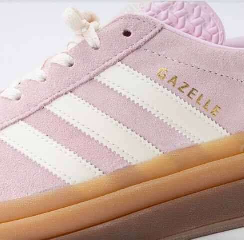 adidas Gazelle Bold Womens Shoes Size 6, Color: Grey/White-Grey in Saudi Arabia
