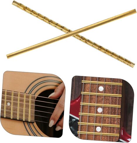 Toyandona 19pcs Guitar Guitar FRET WIRES FRET for GAITARS الكلاسيكية والكهربائية سهلة تشكيل إكسسوارات بديلة متينة لتحسين جودة الصوت in Kuwait