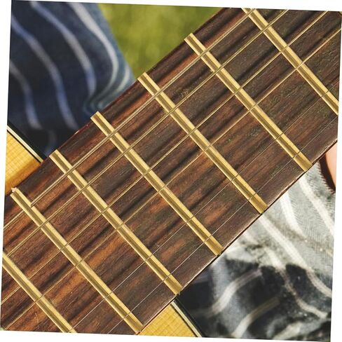 Toyandona 19pcs Guitar Guitar FRET WIRES FRET for GAITARS الكلاسيكية والكهربائية سهلة تشكيل إكسسوارات بديلة متينة لتحسين جودة الصوت in Kuwait