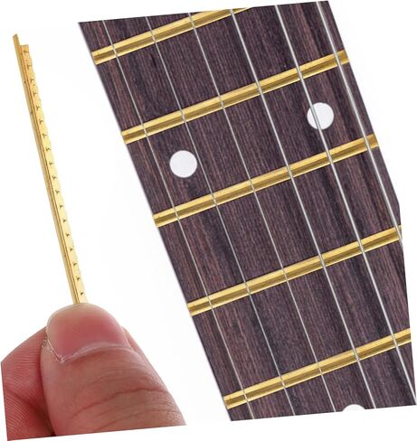 Toyandona 19pcs Guitar Guitar FRET WIRES FRET for GAITARS الكلاسيكية والكهربائية سهلة تشكيل إكسسوارات بديلة متينة لتحسين جودة الصوت in Kuwait