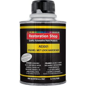 Restoration Shop AE3001 Acrylic Enamel Wet Look Hardener Pint Can AE Acrylic Enamel Paints and be Used Universally as Catalyst in Many Brands of Acrylic Enamel and Enamel Paints