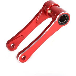 Compatible With CR125R CRF250X CRF250R CRF450R CRF450X,KX250F KX250X KX450 KX450F KX450R KX450X CNC Engrave Rear Suspension Lowering Link (Silver)