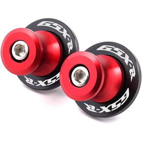 2pcs 8MM M8 X1.5 Motorcycle Swing arm Sliders Spools CNC Swing Arm Stand Screw, Fit with SUZUKI GSXR 600 750 1000 (Black)