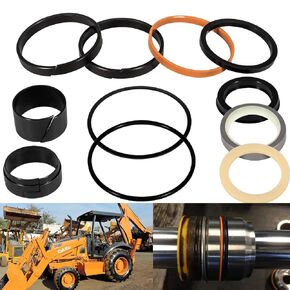 1543252C1 G109452 G105548 Hydraulic Cylinder Seal Kit 3.00" Bore 1.50" Rod Fits Case 26C, 26D, 350B, 35C, 35CWL, 480C, 480D, 480DLL, 480E, 480ELL, 580C, 580D, 580SuperD, 580SuperE, 680K, W11, W11B