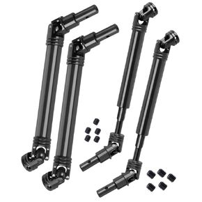 #45 Steel RC Drive Shaft Axles Upgrades Part for 1/10 Outcast 4S V2 BLX & Kraton 4S V2 BLX,4PCS Harden Front Rear CVD Driveshafts Hops up,Silver (Only Fit V2)