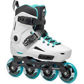 Rollerblade Lightning Women's Urban Inline Skate, White and Aqua