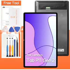Screen Replacement for Lenovo Tab P11 Gen 2/P11 2022 LCD Display TB350FU TB350XU TB350 Touch Screen Digitizer Full Assembly,with Tools(Black)