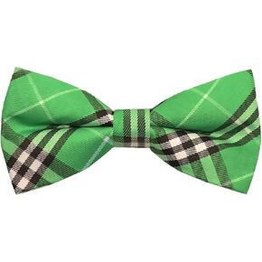 Mantieqingway Men's Bow Ties, Pre-Tied Adjustable Plaid Bowties Men for Business Daily Wedding Party