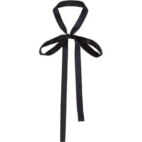 Bow Tie for Women Black Bow Tie for Women Bow Ties Self Tie Bow Tie Satin Bow Tie Extra Long Ribbon BowTie Multi-purpose Necktie Bowtie for Women Girls Costume Decorations Accessories