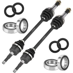 المحور الأمامي الأيسر أو الأيمن CV ومجموعة أدوات المحمل لياماها الكركدن 450/660 4X4 2004 2005 2006 2007 2008 2009، 2 محاور السيرة الذاتية و 2 محامل العجلات in Kuwait