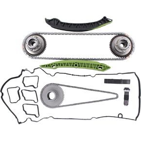 MOTOKU Engine Timing Chain Kit with Camshaft Adjuster Timing Gear for Mercedes-Benz M271 CLK200 E200 C200 C230 C250 2012-2016