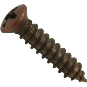 014973127114 Phillips Oval Decorative Screws, 8 x 3/4, Piece-30 , gold