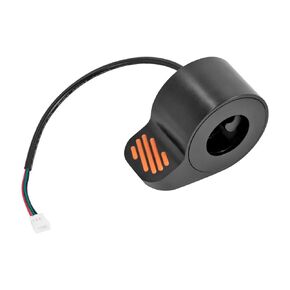 Electric Bicycle Speed Control Orange Thumb Throttle Accelerator Compatible with Ninebot F20/25/30/40, Electric Bike Scooter Speed Conversion Accessories