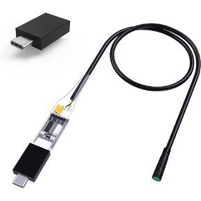 BAFANG USB كابلات البرمجة منتصف محرك عدة، USB تحويل إلى كابل برمجة نوع C ل8fun BBS01 BBS02 BBSHD Ebike عدة تحويل in Kuwait