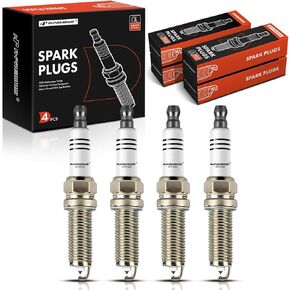 A-Premium Iridium Platinum Spark Plugs Compatible with Hyundai Elantra 2017-2020, Elantra GT 2018-2020, Sonata, Tucson, Veloste, Kona & Kia Soul, Optima, Forte, Forte Koup, Forte5, 1.6L, Pack of 4
