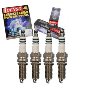 Sixity Auto 4 pc DENSO Iridium Power Spark Plugs compatible with Honda Accord 2.4L L4 2008-2012