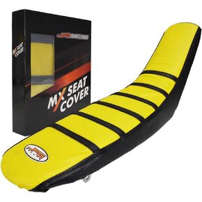 DRZ400 Seat Cover,Dirt Bike Seat Cover Gripper Soft Rubber for DRZ400 DRZ400E DRZ400S DRZ400SM All Year Yellow