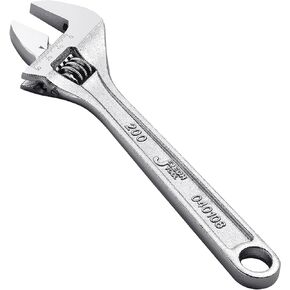 Jetech 8 Inch Adjustable Wrench - Professional Shifter Spanner with Wide Caliber Opening