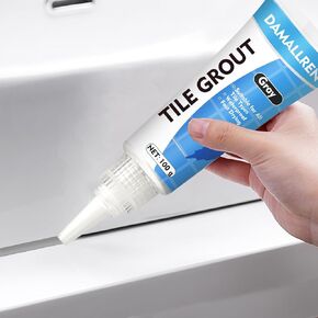 2 Pack Grout Paint Pen Kit - Fast Drying Grout Filler and Sealer for Bathroom, Kitchen Tile Joints and Gaps (White)