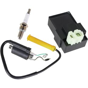 labwork Ignition Coil Spark Plug CDI Replacement for Honda Sportrax 400 TRX400EX 2x4 1999-2004 30410-HN1-003