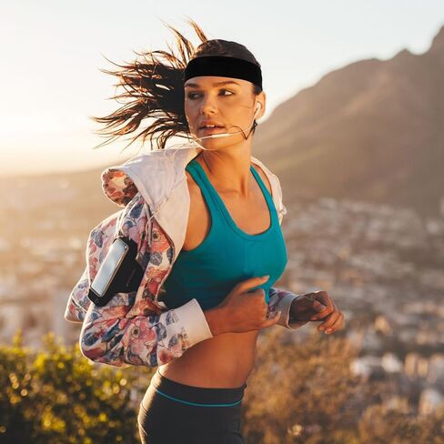 6 قطع من عصابات الرأس للرياضة، عصابات رأس للنساء والرجال، عصابات رأس قطنية رياضية ماصة للرطوبة، عصابات رأس ناعمة قابلة للتمدد لتمارين اليوغا والجري (أسود وأبيض ورمادي) in Kuwait