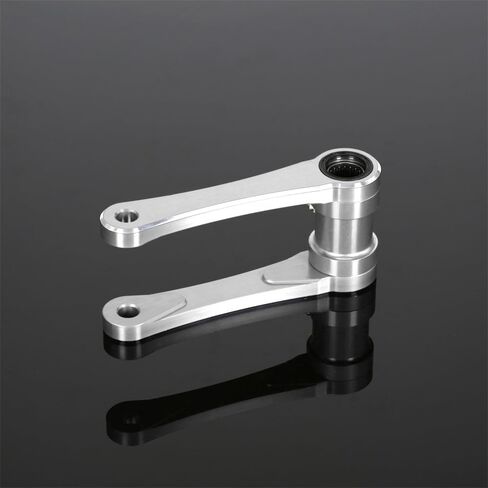متوافق مع CR125R CRF250X CRF250R CRF450R CRF450X، KX250F KX250X KX450 KX450F KX450R KX450X CNC نقش رابط خفض التعليق الخلفي (فضي) in Saudi Arabia