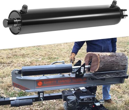Hydraulic Log Splitter Cylinder 4.5" Bore x 24" Stroke x 1.75" Rod - Heavy Duty Double Acting Hydraulic Cylinder - Clevis Style Mount Universal Hydraulic Cylinder (4.5x24) in Saudi Arabia