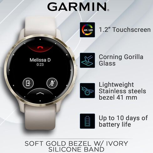 Garmin Venu 3 GPS Smartwatch AMOLED Display 45 mm Watch, Advanced Health and Fitness Features, Up to 14 Days of Battery, Wheelchair Mode, Sleep Coach, Black with Black Earbuds Bundle in Kuwait