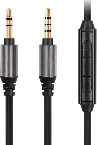 Upgrade Cable Compatible Sony MDR-XB950BT MDR-1000X WH-1000XM2 WH-1000xm3 WH-CH700N MDR-100ABN MDR-1A MDR 1ADAC MDR-XB950N Wireless Headphones for AUX Audio Cable Cord (4.2FT-with MIC) in Saudi Arabia