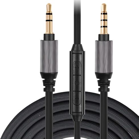 Upgrade Cable Compatible Sony MDR-XB950BT MDR-1000X WH-1000XM2 WH-1000xm3 WH-CH700N MDR-100ABN MDR-1A MDR 1ADAC MDR-XB950N Wireless Headphones for AUX Audio Cable Cord (4.2FT-with MIC) in Saudi Arabia