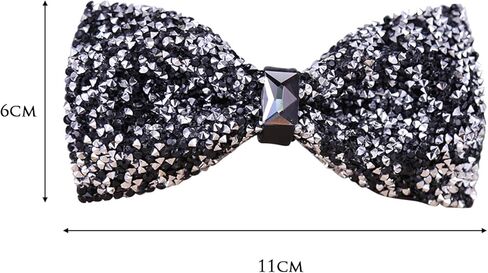 3 قطع من ربطات العنق للرجال من حجر الراين، ربطة عنق للولائم قابلة للتعديل ومربوطة مسبقًا لحفلات الزفاف in Kuwait