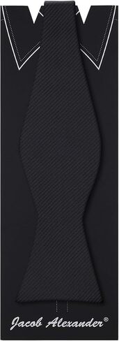 Jacob Alexander Men's Tone on Tone Corded Self-Tie Bow Tie in Saudi Arabia